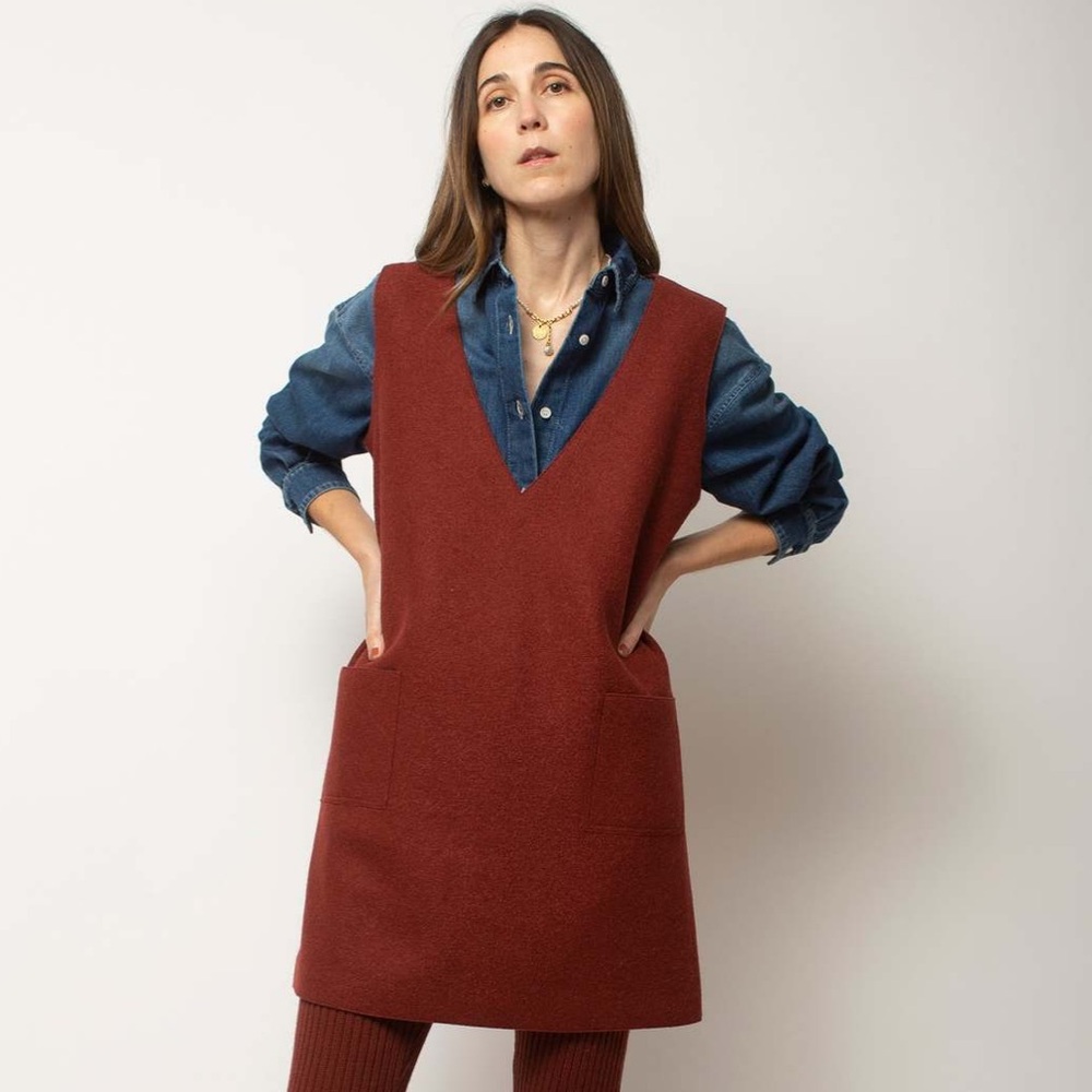 Misha And Puff Rust Dress